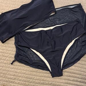 Navy Blue Bikini Set